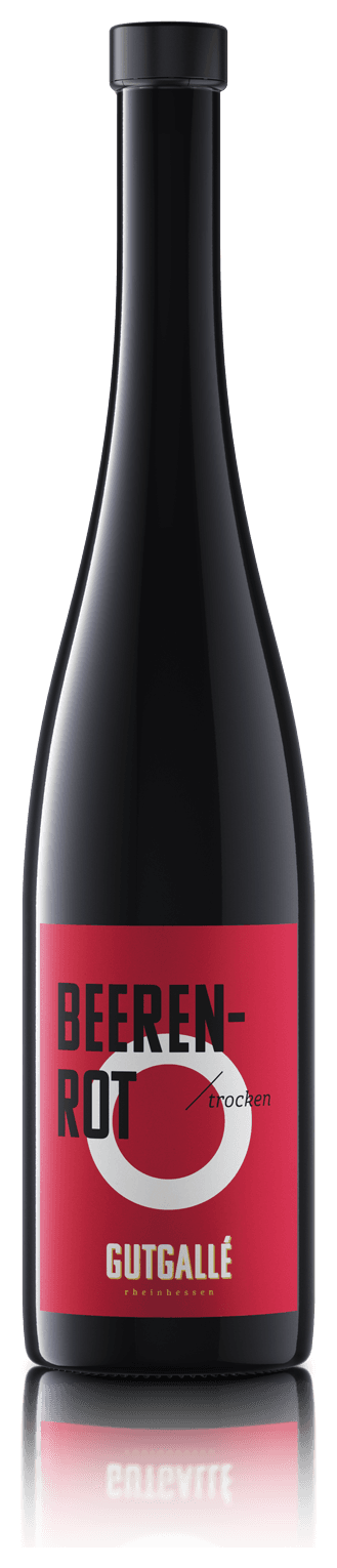 Flasche Beerenrot Trocken