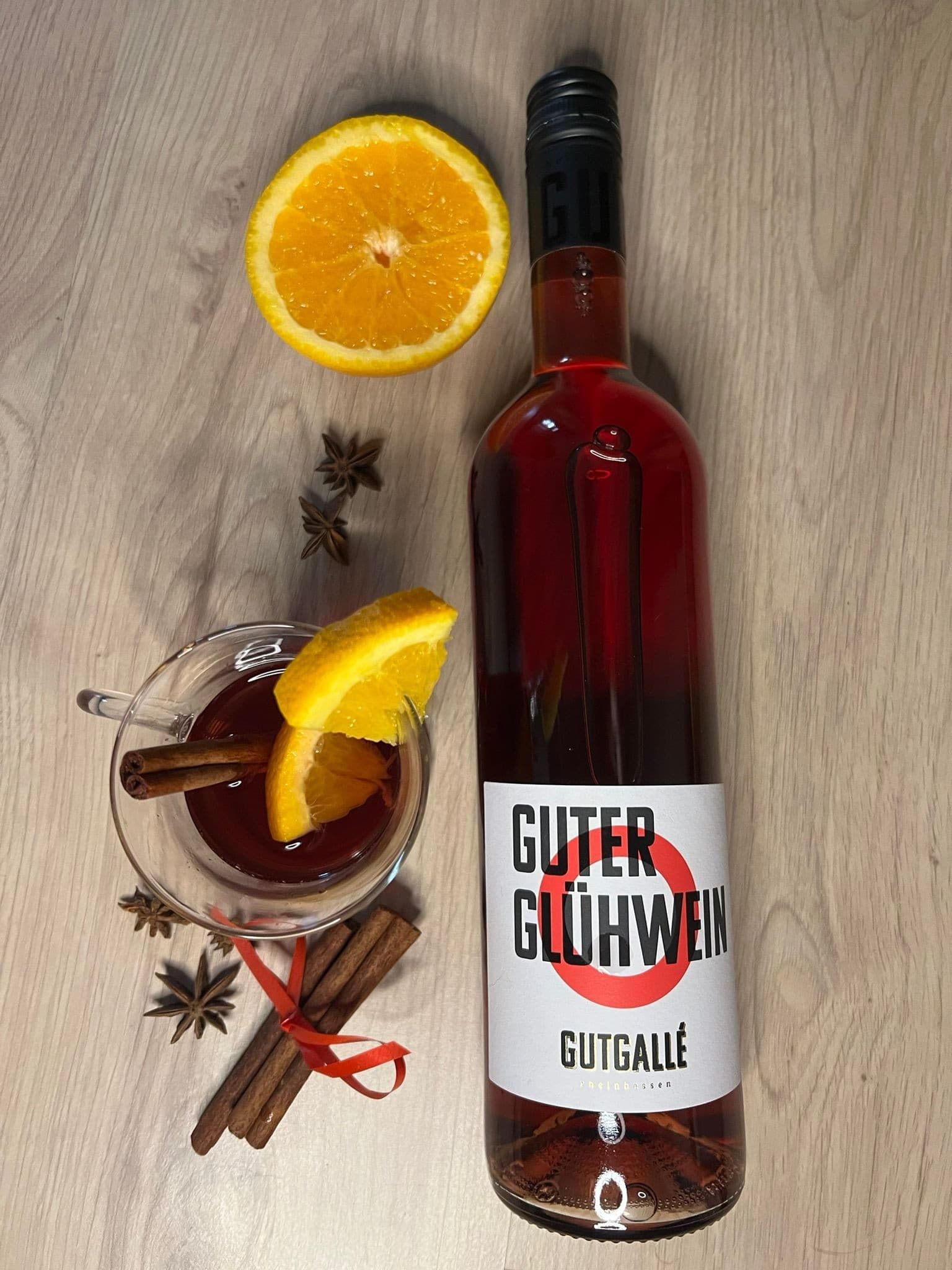 Flasche Guter Glühwein