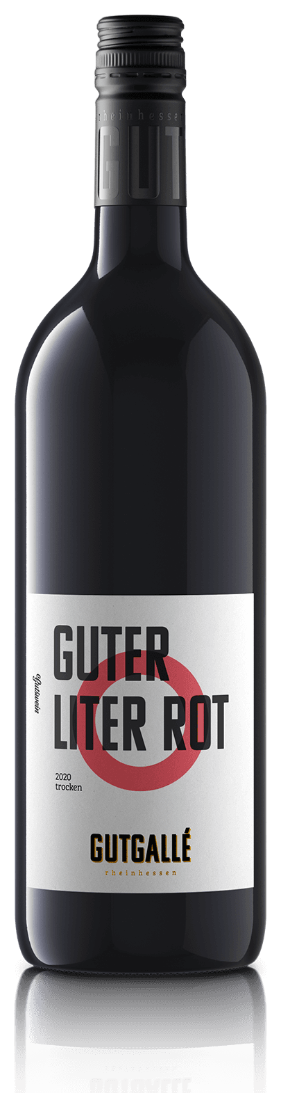 Flasche Guter Liter Rot BIO